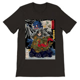 'The Black Cloud Prince Attacked By A Giant Spider' by Yoshitoshi, 1867 - T-Shirt