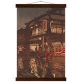 'Kagurazaka Street After A Night Rain' by Yoshida Hiroshi, 1929 - Wall Art