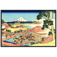 'A View of Fuji from the Tea Plantation of Katakura in Suruga Province' by Hokusai, ca. 1831