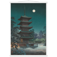 'Asakusa Kinryuzan Temple' by Tsuchiya Koitsu, 1938