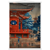 'Rain At Asakusa Kannon Temple' by Tsuchiya Koitsu, 1933