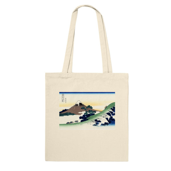 'Inume Pass in Kai Province' by Hokusai, ca. 1830 - Tote Bag