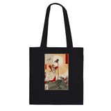 'Emperor Jimmu and the Yata Crow' by Yoshitoshi, 1880 - Tote Bag