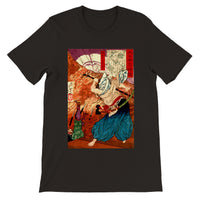 'Oda Nobunaga in Flames at Honno-ji Temple' by Yoshitoshi, 1876 - T-Shirt