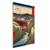 'Inume Pass in Kai Province' by Hiroshige, 1858 - Wall Art