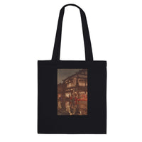 'Kagurazaka Street After A Night Rain' by Yoshida Hiroshi, 1929 - Tote Bag