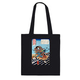 'Nakamura Utaemon IV as Inukai Kenpachi' by Kuniyoshi, ca. 1840 - Tote Bag