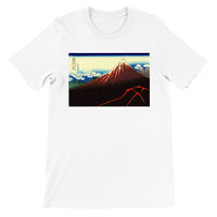 'Storm Beneath the Summit' by Hokusai, ca. 1830 - T-Shirt