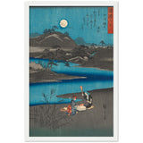 'Washerwomen in Settsu' by Hiroshige, 1857 - Wall Art