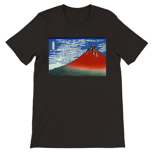 'South Wind, Clear Weather' by Hokusai, ca. 1830 - T-Shirt