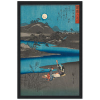 'Washerwomen in Settsu' by Hiroshige, 1857 - Wall Art