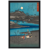 'Washerwomen in Settsu' by Hiroshige, 1857 - Wall Art