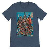 'One Hundred And Eight Heroes of the Shuihuzhuan' (Print 1) by Kuniyoshi, ca. 1830 - T-Shirt