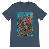 'One Hundred And Eight Heroes of the Shuihuzhuan' (Print 1) by Kuniyoshi, ca. 1830 - T-Shirt