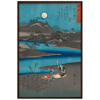 'Washerwomen in Settsu' by Hiroshige, 1857 - Wall Art