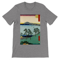 'Oiso: Saigyo's Hermitage at Shigitatsu Marsh' by Hiroshige, 1855 - T-Shirt