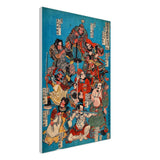 'One Hundred And Eight Heroes of the Shuihuzhuan' (Print 4) by Kuniyoshi, ca. 1830 - Wall Art