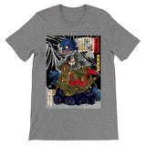 'The Black Cloud Prince Attacked By A Giant Spider' by Yoshitoshi, 1867 - T-Shirt