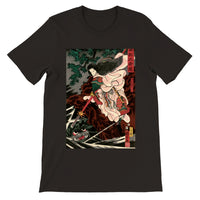 'Princess Kamigashi Attacking An Earth Spider' by Kuniyoshi, 1855 - T-Shirt