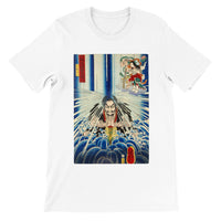 'Mongaku Shonin Under The Nachi Waterfall' by Kuniyoshi, 1860 - T-Shirt