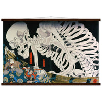 'Takiyasha the Witch and the Skeleton Spectre' (Middle And Right Panels) by Kuniyoshi, ca. 1844