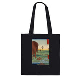 'Kogane Plain in Shimosa Province' by Hiroshige, 1858 - Tote Bag