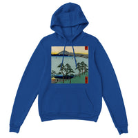 'Oiso: Saigyo's Hermitage at Shigitatsu Marsh' by Hiroshige, 1855 - Hoodie