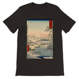 'Sukiyagashi in Tokyo' by Hiroshige, 1858 - T-Shirt