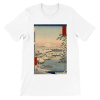 'Sukiyagashi in Tokyo' by Hiroshige, 1858 - T-Shirt