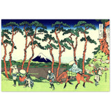 'Hodogaya on the Tokaido Road' by Hokusai, ca. 1830