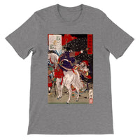 'Sakanoue Tamuramaro in a Rain of Arrows' by Yoshitoshi, 1876 - T-Shirt