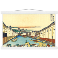 'Nihonbashi Bridge in Edo' by Hokusai, ca. 1830