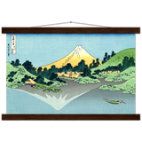 'Reflection in Lake Kawaguchi, from Misaka Pass in Kai Province' by Hokusai, ca. 1830