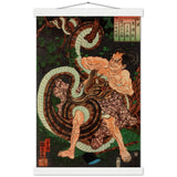 'The Cypress Pillar: Sagi-ike Heikuro' by Kuniyoshi, ca. 1855 - Wall Art