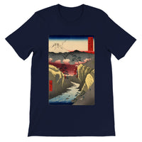 'Inume Pass in Kai Province' by Hiroshige, 1858 - T-Shirt