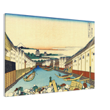 'Nihonbashi Bridge in Edo' by Hokusai, ca. 1830