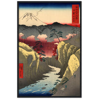 'Inume Pass in Kai Province' by Hiroshige, 1858 - Wall Art