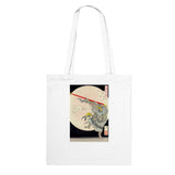 'The Monkey King and the Moon Rabbit' by Yoshitoshi, 1889 - Tote Bag