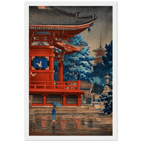 'Rain At Asakusa Kannon Temple' by Tsuchiya Koitsu, 1933