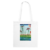 'Horikiri Iris Garden' by Hiroshige, 1857 - Tote Bag