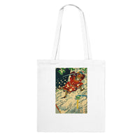 'Snow At Yoshino' by Yoshitoshi, 1867 - Tote Bag