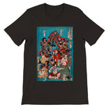 'One Hundred And Eight Heroes of the Shuihuzhuan' (Print 4) by Kuniyoshi, ca. 1830 - T-Shirt