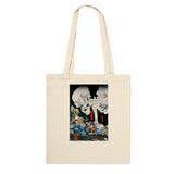 'Takiyasha the Witch and the Skeleton Spectre' (Middle Panel) by Kuniyoshi, ca. 1844 - Tote Bag