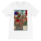 'Prince Umayado and Mononobe no Moriya' by Yoshitoshi, 1879 - T-Shirt