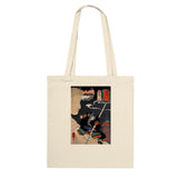 'Mitake: Akushichibyoe Kagekiyo' by Kuniyoshi, 1852 - Tote Bag