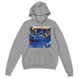 'Awa: Rough Seas At Naruto' by Hiroshige, 1855 - Hoodie