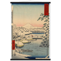 'Sukiyagashi in Tokyo' by Hiroshige, 1858 - Wall Art