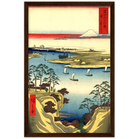 'The Tone River At Konodai' by Hiroshige, 1858 - Wall Art