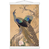 'A Pair Of Peacocks In Spring' by Imao Keinen, 1901 (short version)