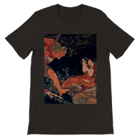 'Kobo Daishi Wards Off A Demon By Reciting The Tantra' by Hokusai, ca. 1840s - T-Shirt